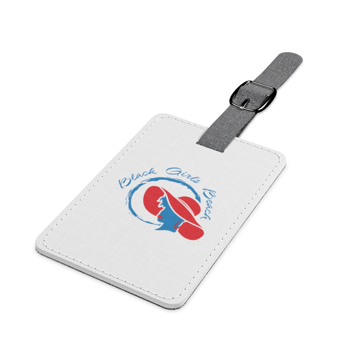 Saffiano Polyester Luggage Tag, Rectangle