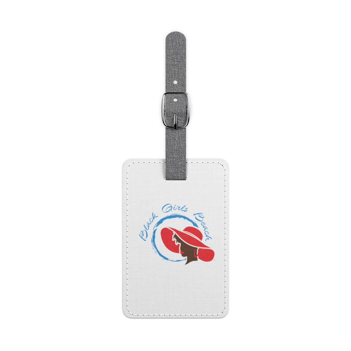 Saffiano Polyester Luggage Tag, Rectangle