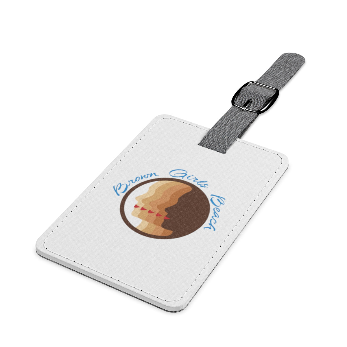 Saffiano Polyester Luggage Tag, Rectangle